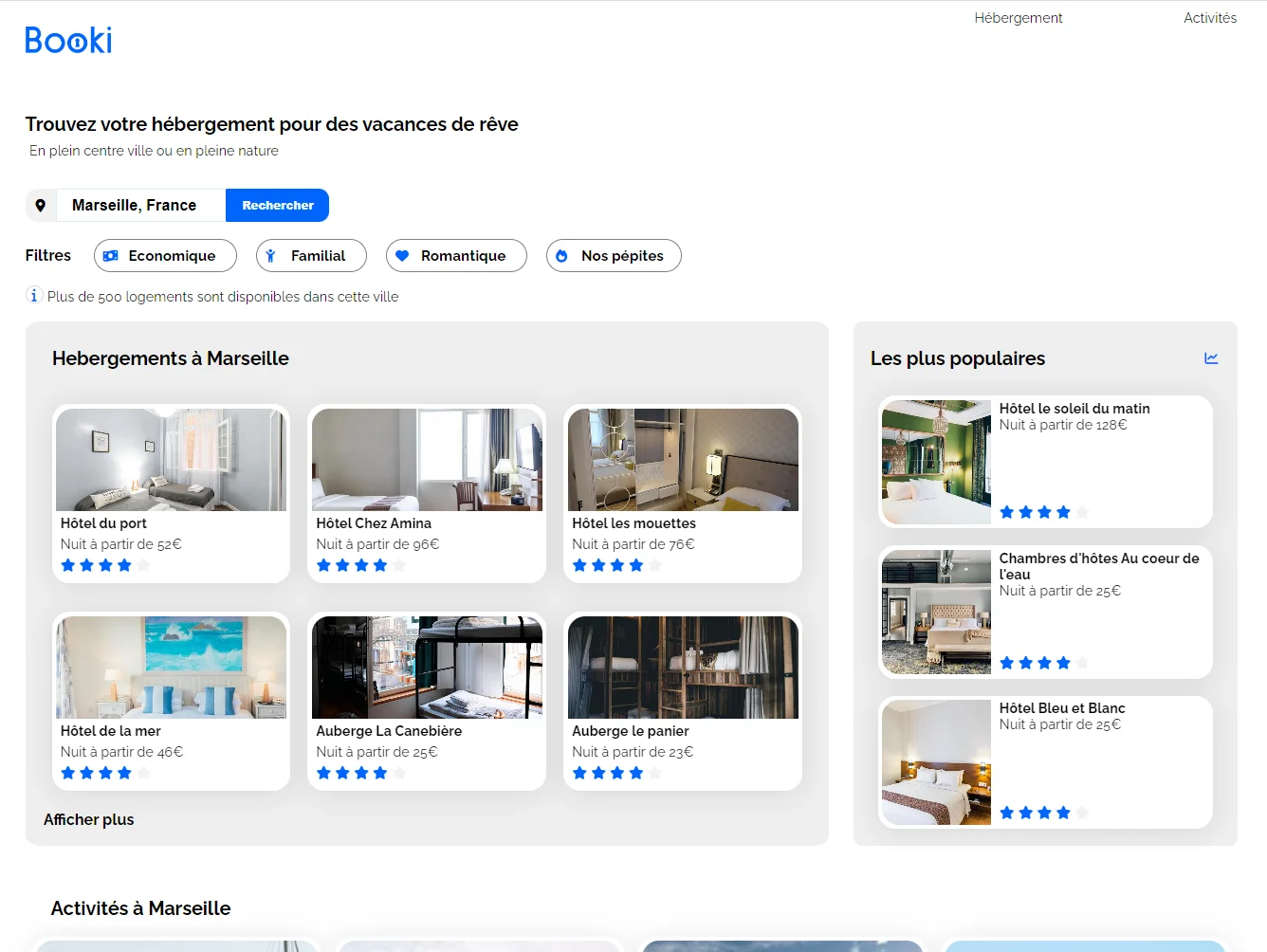 Image du site du Projet02 Booki developpeur web OpenClassRoom